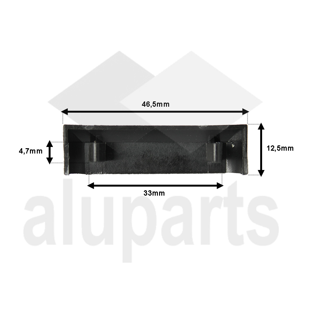 Lot 30 Capuchons Pour Fente D'eau De Fenêtre BAUHELD - 25-30 Mm - RAL 9003